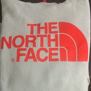 The North Face Light blur Hoodie with Vibrant Red Logo